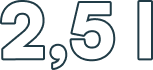 2,5 l